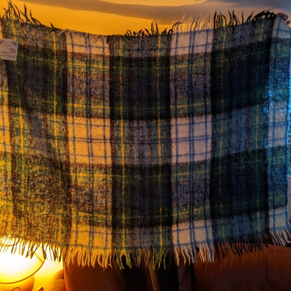 Mohair and Wool blanket scarf - Picture 4 of 4